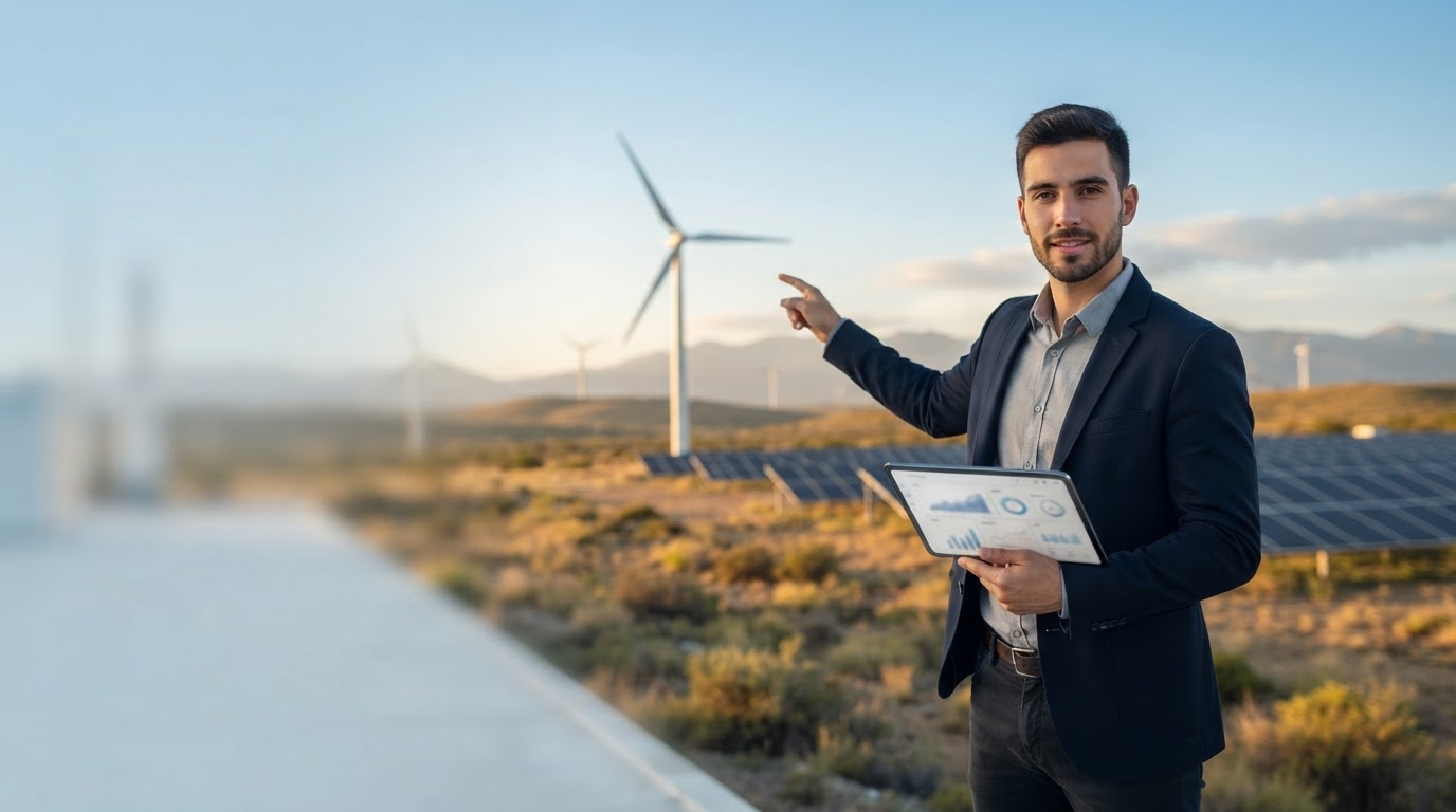 Argenergia: visualización de nodos de datos conectados a un ícono de billetera digital
